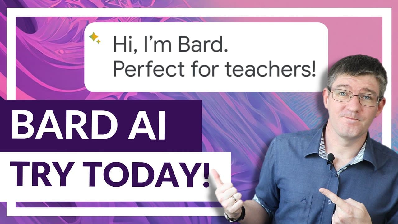 YouTube thumbnail for Flipped Classroom Tutorials video on Bard for teachers